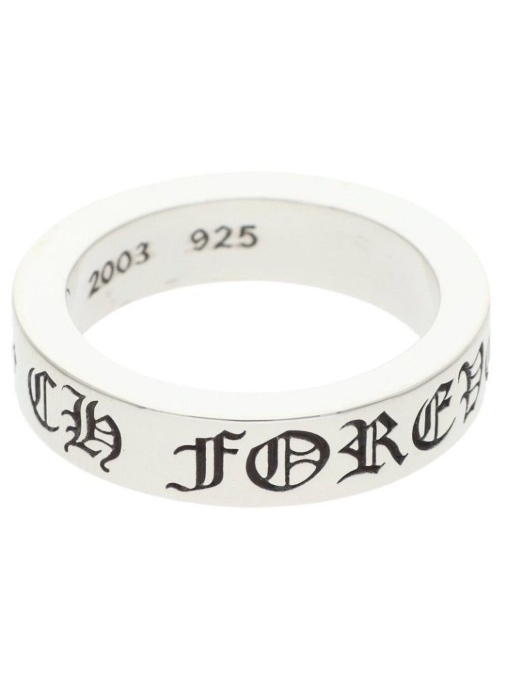 Chrome Hearts Spacer Forever Silver Ring